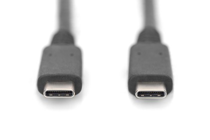 Cavo Di Collegamento Usb 4.0, Da Type-C A Type-C Risoluzione Max. 8K@30Hz, Pd3.0, 40Gbits/S, 0,8M, Digitus