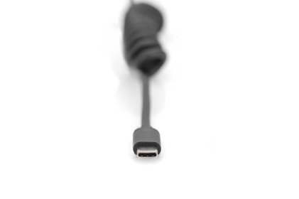 Digitus Cavo A Spirale Usb 2.0 - Da Usb - C A Usb - C Mt 1