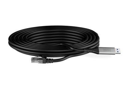 Digitus Usb 3.2 Gen1 - Cavo Ethernet Rj45, 1Gbit/S, 2 Mt. Colore Nero