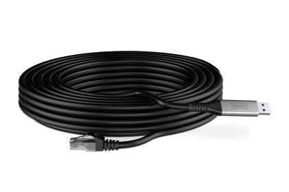 Digitus Usb 3.2 Gen1 - Cavo Ethernet Rj45, 1Gbit/S, 10 Mt. Colore Nero