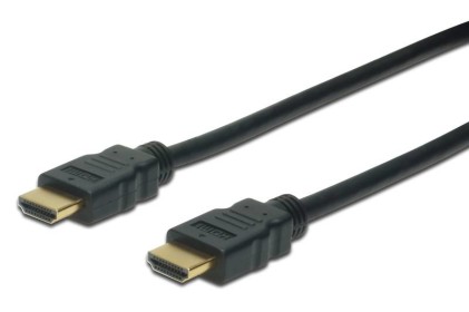 Cavo Di Collegamento Hdmi 4K 3D Con Ethernet Connettori Dorati Mt. 1 Tripla Schermatura