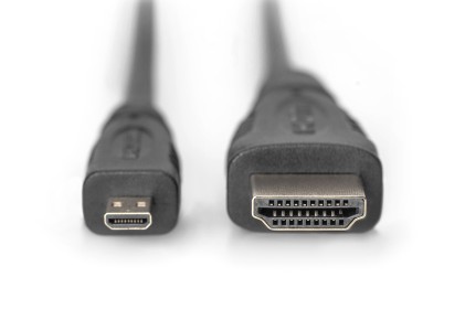 Cavo Hdmi High Speed With Ethernet Connettori Micro Hdmi &#34;D&#34; Maschio/ Hdmi &#34;A&#34; Maschio Mt. 1