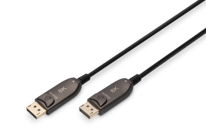 Digitus Cavo In Fibra Ottica Ibrido Displayport<Sup>™</Sup> Aoc, Uhd 8K, 10 M