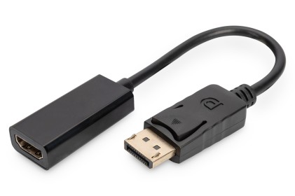 Cavo Adattatore Displayport Connettori Dp Maschio - Hdmi Femmina Cm. 15 Doppia Schermatura