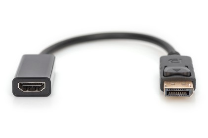 Cavo Adattatore Displayport Connettori Dp Maschio - Hdmi Femmina Cm. 15 Doppia Schermatura