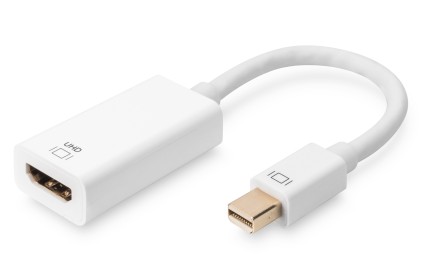 Adattatore Attivo Mini Displayport Maschio - Hdmi Femmina Bianco