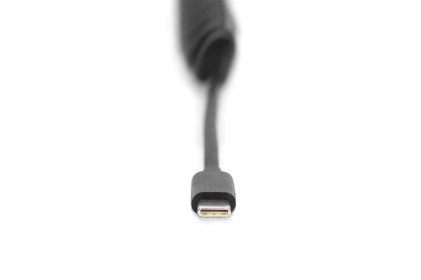 Digitus Cavo A Spirale Usb 2.0 - Da Usb - C A Lightning Mt 1