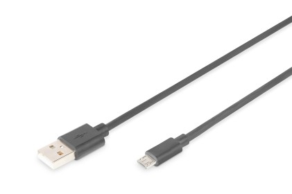 Cavo Di Connessione Micro Usb 2.0 &#34;B&#34; - Lunghezza Mt. 1,80 Schermato