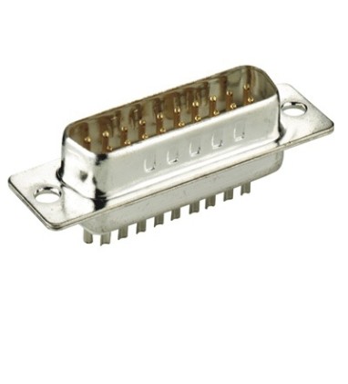 Connettore A Saldare 25 Poli Maschio