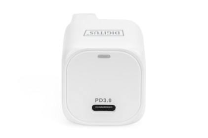 Digitus Mini Adattatore Di Ricarica Usb-C, 20W 20W, Pd 3.0, Bianco