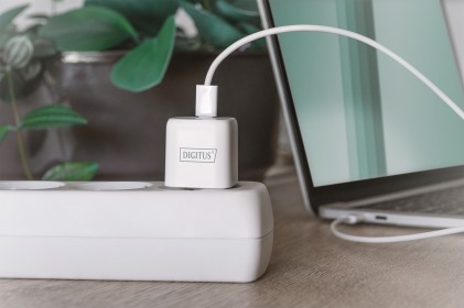 Digitus Mini Adattatore Di Ricarica Usb-C, 20W 20W, Pd 3.0, Bianco