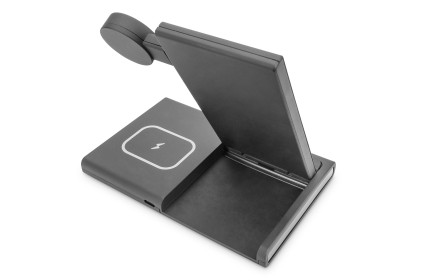 Digitus Stazione Di Ricarica 3 In 1, Pieghevole, Wireless Digitus