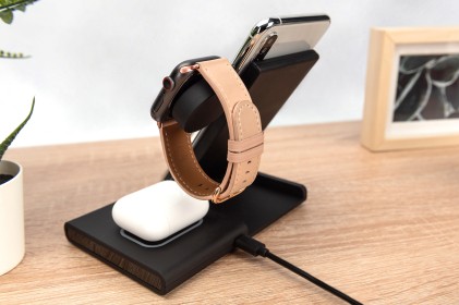 Digitus Stazione Di Ricarica 3 In 1, Pieghevole, Wireless Digitus