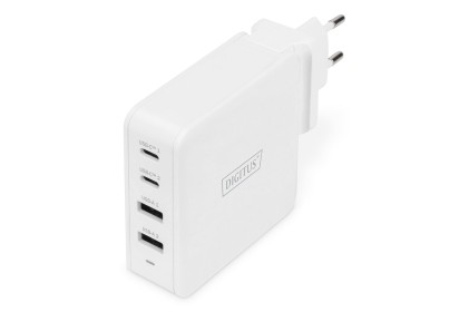 Digitus Adattatore Di Ricarica Universale Usb A 4 Porte, Usb-C / Usb A, 100 W