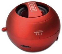 Mini Altoparlante Portatile A Batteria 3 Watt Bluetooth 2.0 Colore Rosso