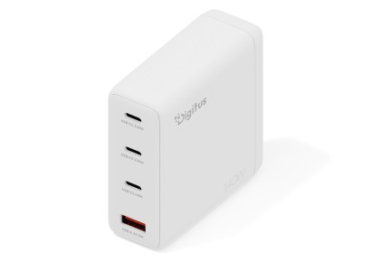 Caricatore Usb Gan 140W, 3X Usb-C, 1X Usb-A