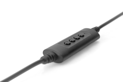 Digitus Cuffie Per Ufficio On Ear Con Riduzione Del Rumore, Usb 2.0