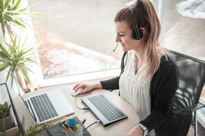 Digitus Cuffie Per Ufficio On Ear Con Riduzione Del Rumore, Usb 2.0