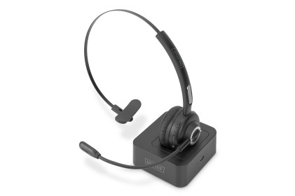 Digitus On Ear Bluetooth Headset With Docking Station
