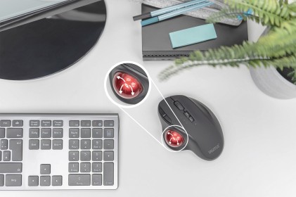 Mouse Verticale Trackball Wireless Digitus