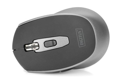 Digitus Mouse Ottico Wireless, 6 Tasti, 1600 Dpi