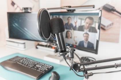 Microfono A Condensatore Usb, Professionale Digitus