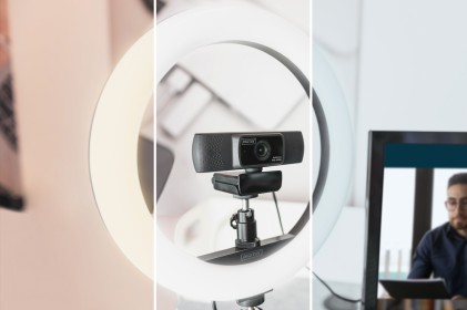 Luce Led Ad Anello 33 Cm Supporto Trepiede