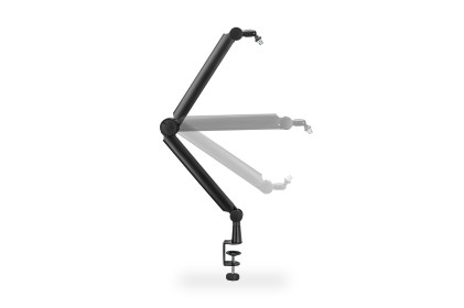 Digitus Braccio Per Microfono Con Morsetto Per Tavolo E Guida Per Cavo