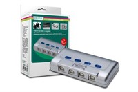 Data Switch Elettronici Per 4 Pc Con 1 Periferica Usb 2.0
