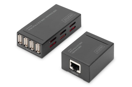 Digitus Estensore Usb Tramite Cavo Di Rete Hub Usb 2.0 4 Porte
