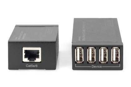 Digitus Estensore Usb Tramite Cavo Di Rete Hub Usb 2.0 4 Porte