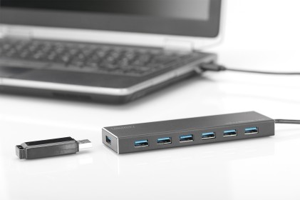 Hub 7 Porte Usb 3.0 Digitus