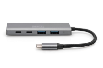 Hub Usb-C 4 Porte, 2X Usb A + 2X Usb-C