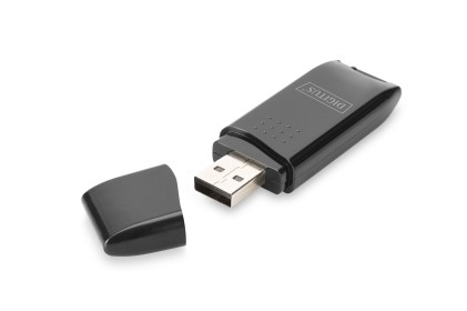 Card Reader Esterno Usb 2.0 Bk Microdsd / Sd Digitus