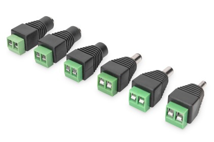 Digitus Set 6 Adattatori Per Spine Alimentazione Con Terminali A Vite