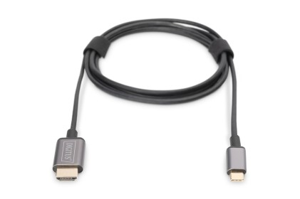Adattatore Usb-C - Hdmi 1,8 M 4K/30Hz, Nero, Alloggiamento In Metallo