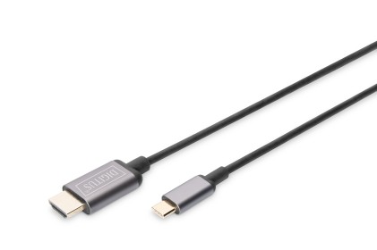 Adattatore Usb-C - Hdmi 1,8 M 4K/30Hz, Nero, Alloggiamento In Metallo