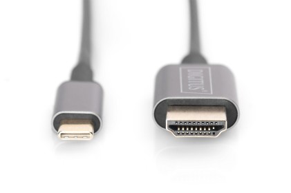 Adattatore Usb-C - Hdmi 1,8 M 4K/30Hz, Nero, Alloggiamento In Metallo