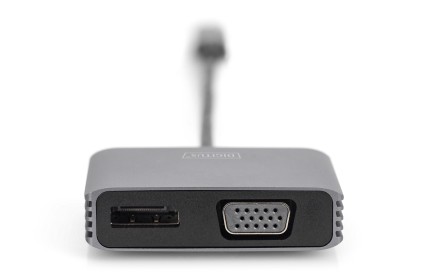 Digitus Adattatore Grafico Usb Type-C<Sup>™</Sup> 4K 2In1 Displayport + Vga