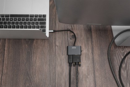 Digitus Adattatore Grafico Usb Type-C<Sup>™</Sup> 4K 2In1 Displayport + Vga