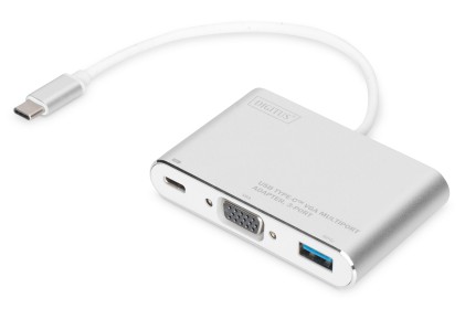 Adattatore Multiporta Usb 3.0 Tipo C - Vga+Usb 3.0+ Porta Tipo C