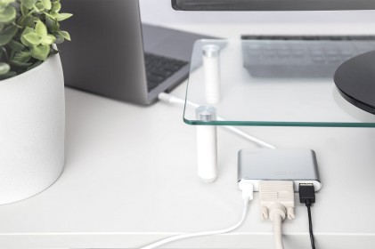 Adattatore Multiporta Usb 3.0 Tipo C - Vga+Usb 3.0+ Porta Tipo C