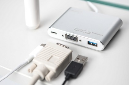 Adattatore Multiporta Usb 3.0 Tipo C - Vga+Usb 3.0+ Porta Tipo C