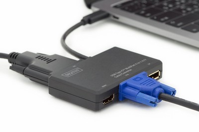Adattatore Usb Tipo "C" Con Porte Displayport, Vga, Hdmi, Dvi
