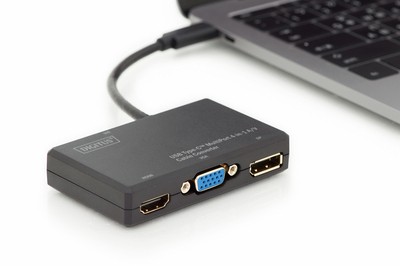 Adattatore Usb Tipo "C" Con Porte Displayport, Vga, Hdmi, Dvi