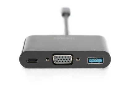 Adattatore Usb Tipo "C" Multiporta Con Porte Vga, Usb 3.0 E Tipo "C" Femmina