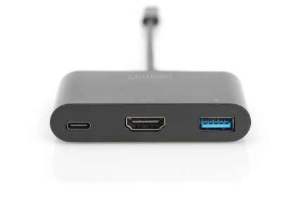 Adattatore Usb Tipo "C" Con Porte Hdmi, Usb 3.0, Porta Usb Tipo "C" Digitus