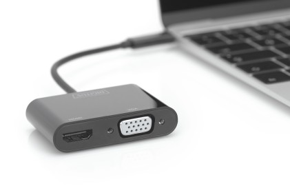 Adattatore Grafico Usb Type-C. 4K Vga + Hdmi
