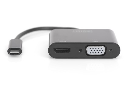 Adattatore Grafico Usb Type-C. 4K Vga + Hdmi