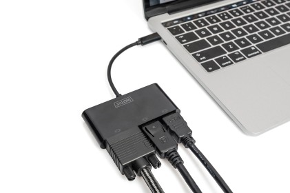 Adattatore Usb-C Tre Porte Displayport/Hdmi/Vga